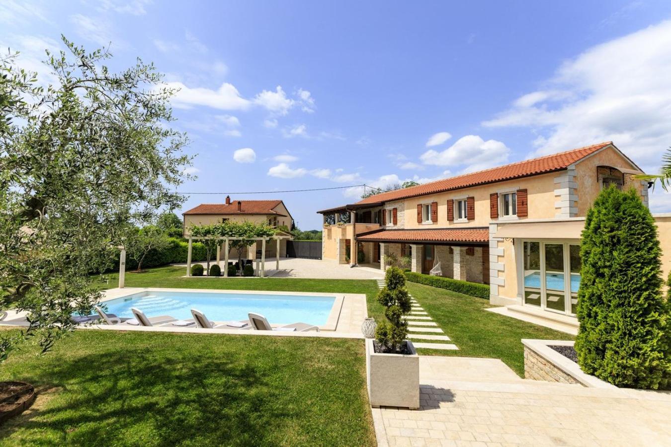 Villa Viscum In Central Istria For 8 Persons With Large Garden - Pet Friendly 帕津 外观 照片