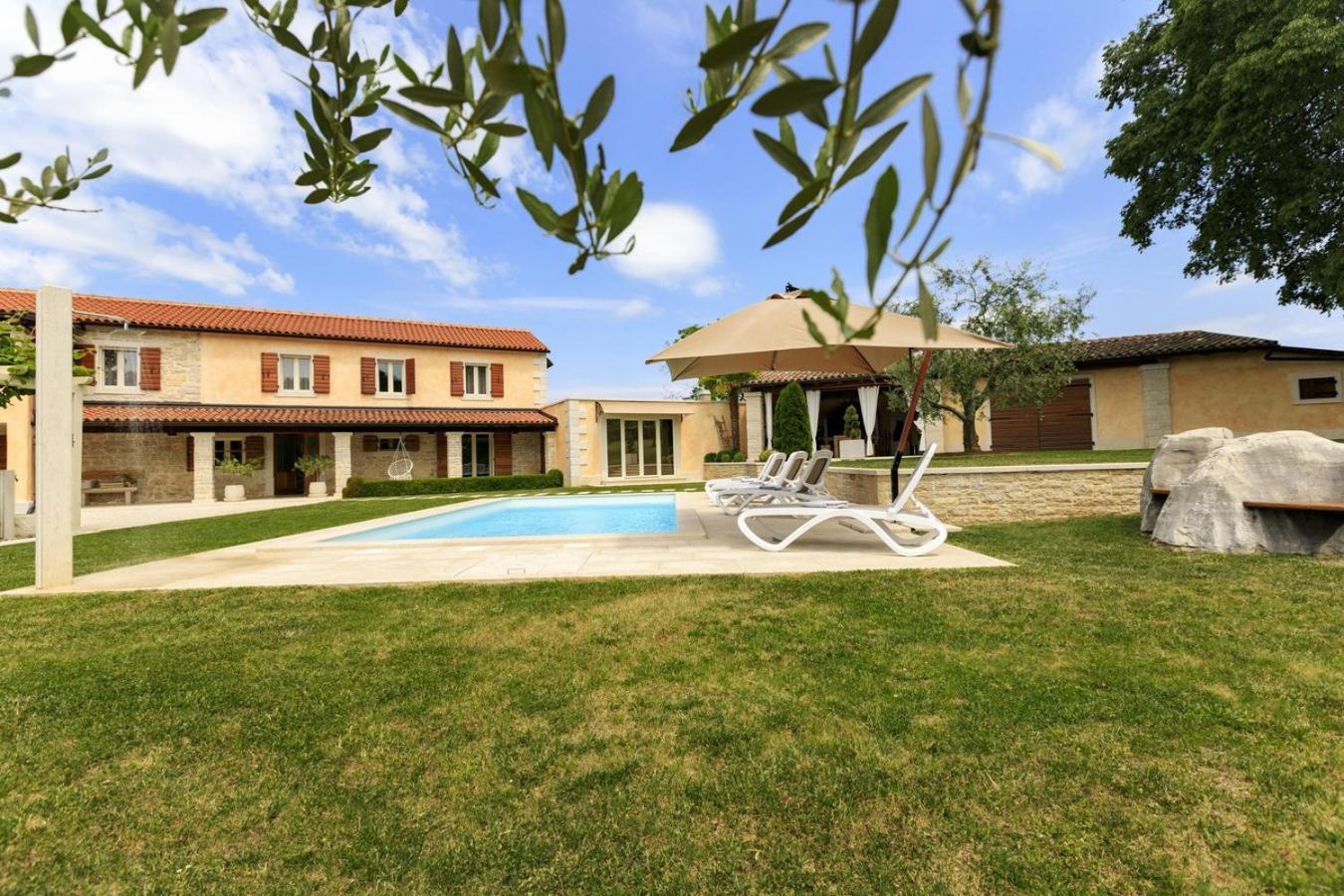 Villa Viscum In Central Istria For 8 Persons With Large Garden - Pet Friendly 帕津 外观 照片