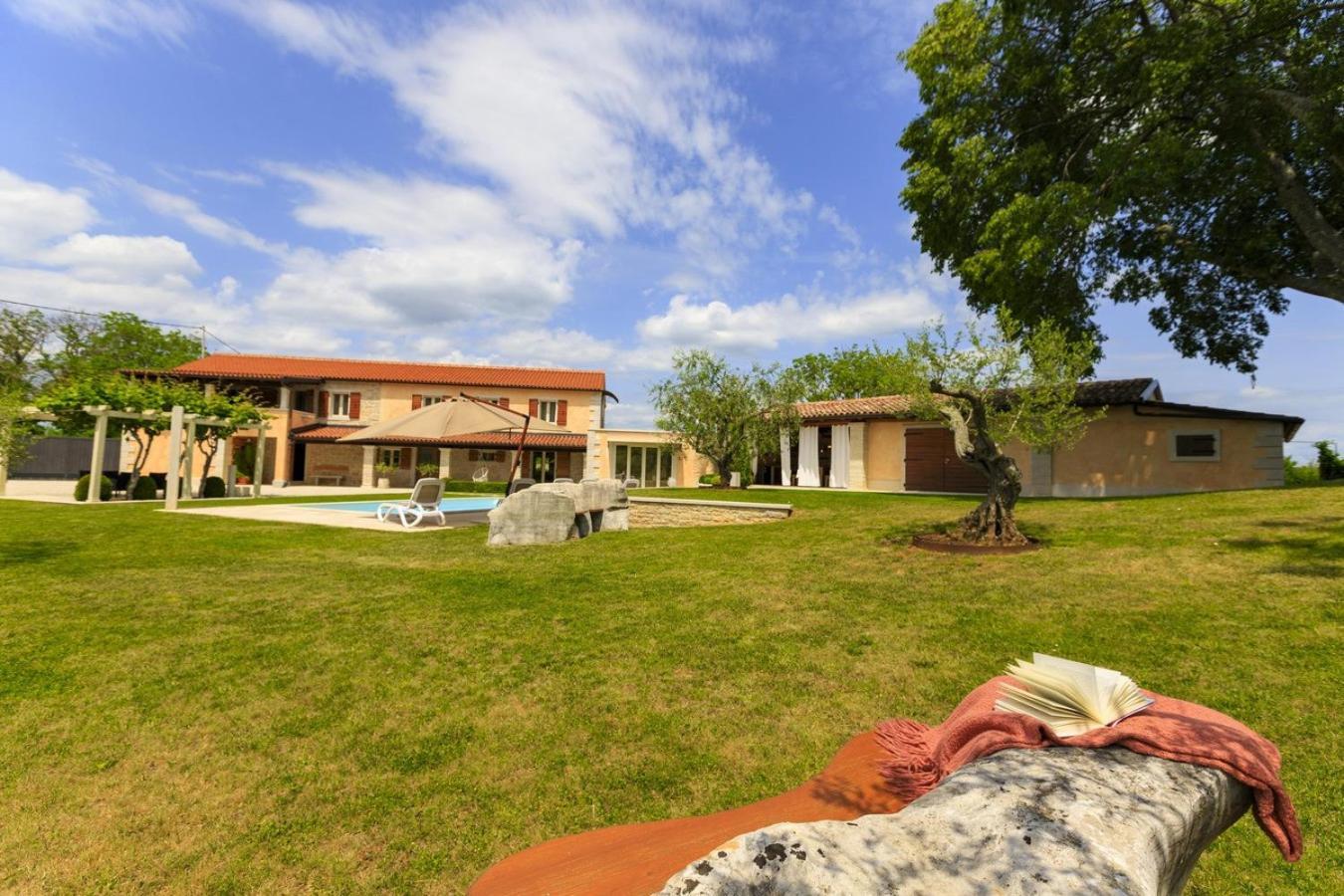 Villa Viscum In Central Istria For 8 Persons With Large Garden - Pet Friendly 帕津 外观 照片