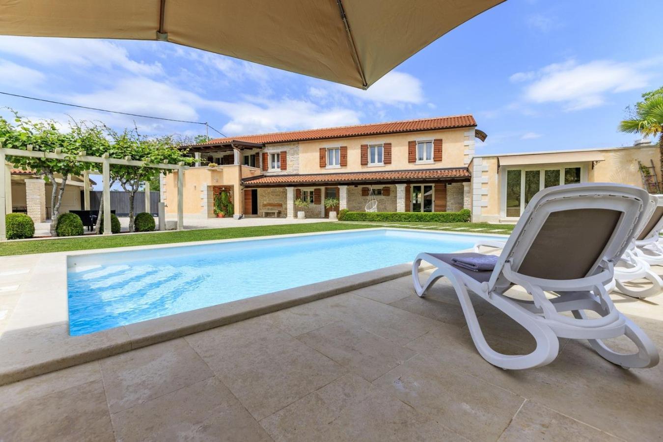 Villa Viscum In Central Istria For 8 Persons With Large Garden - Pet Friendly 帕津 外观 照片
