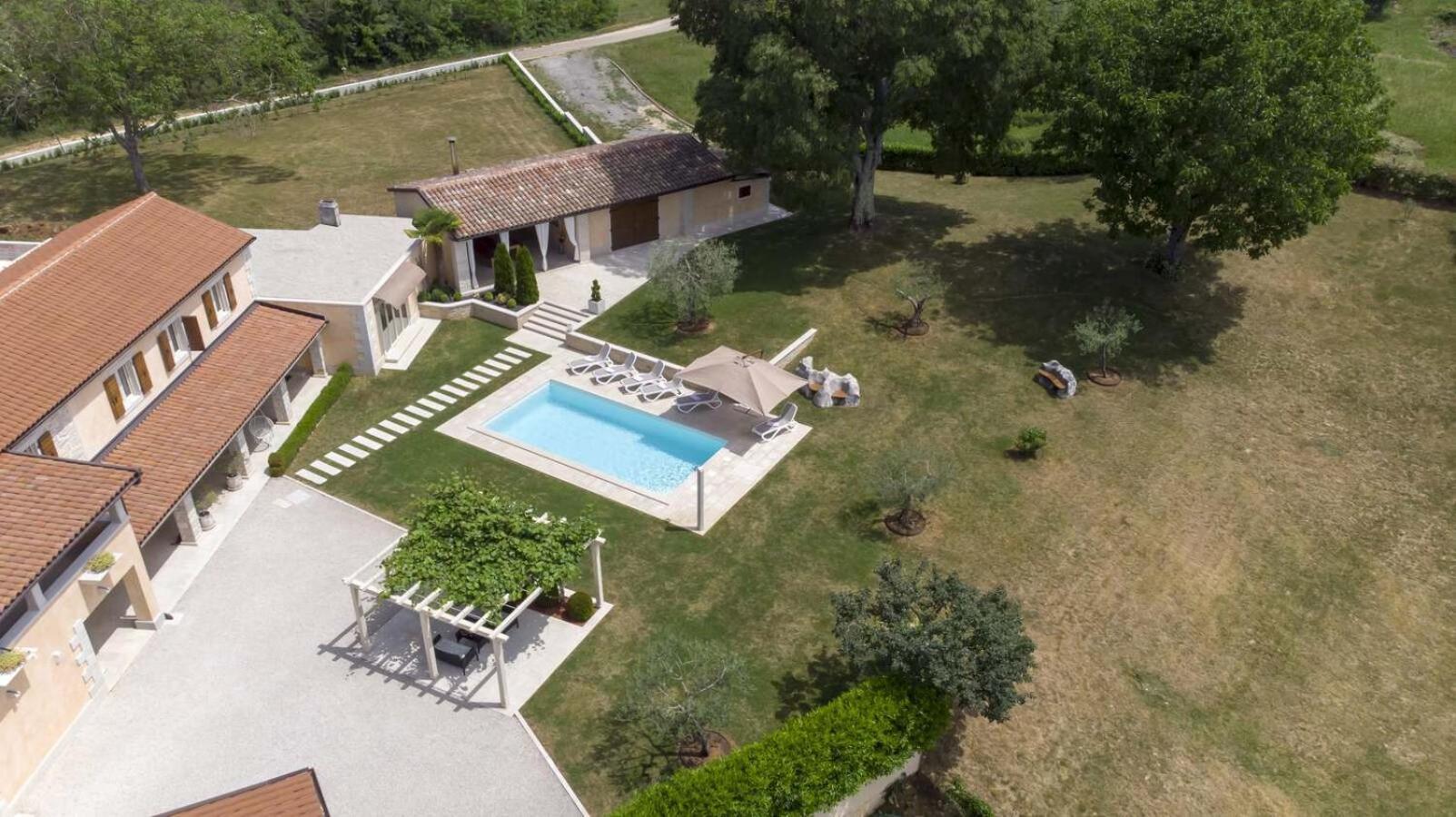 Villa Viscum In Central Istria For 8 Persons With Large Garden - Pet Friendly 帕津 外观 照片