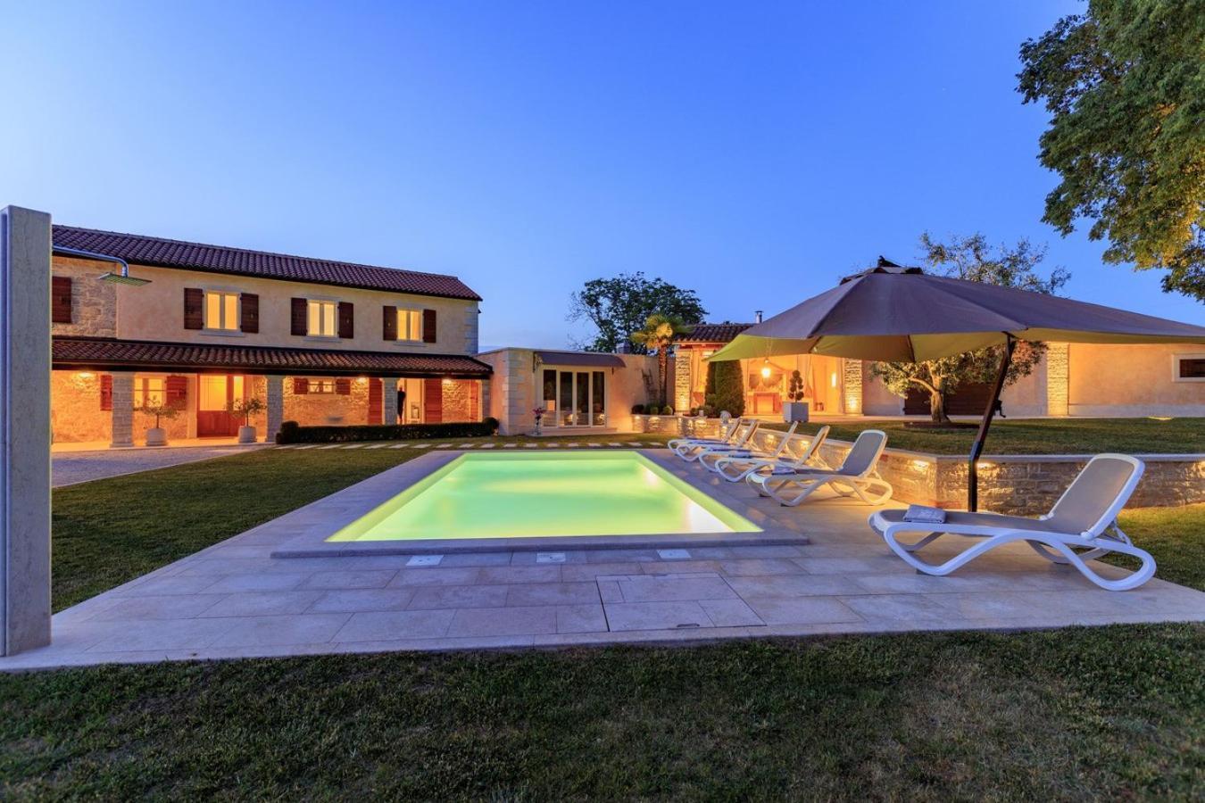 Villa Viscum In Central Istria For 8 Persons With Large Garden - Pet Friendly 帕津 外观 照片