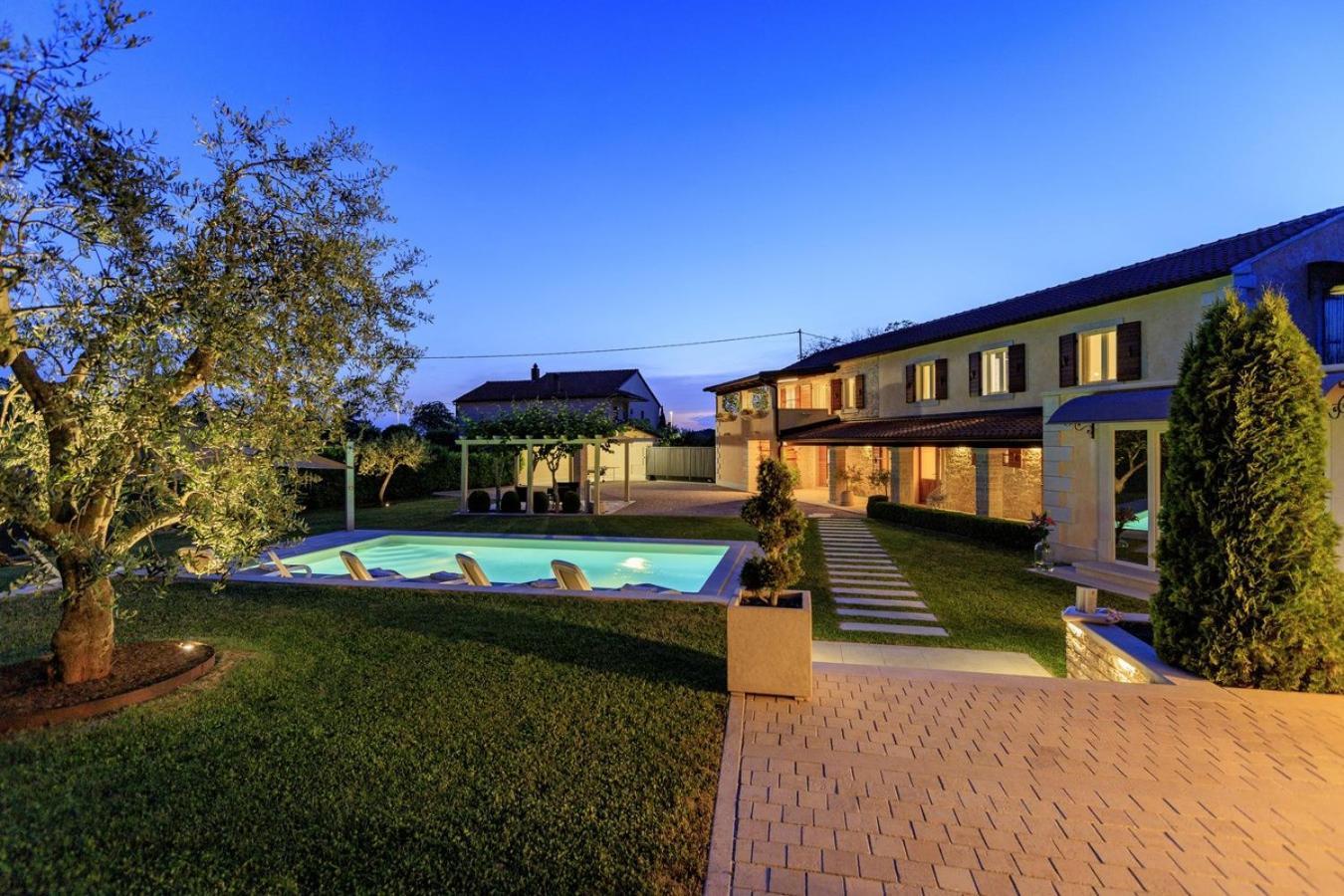 Villa Viscum In Central Istria For 8 Persons With Large Garden - Pet Friendly 帕津 外观 照片