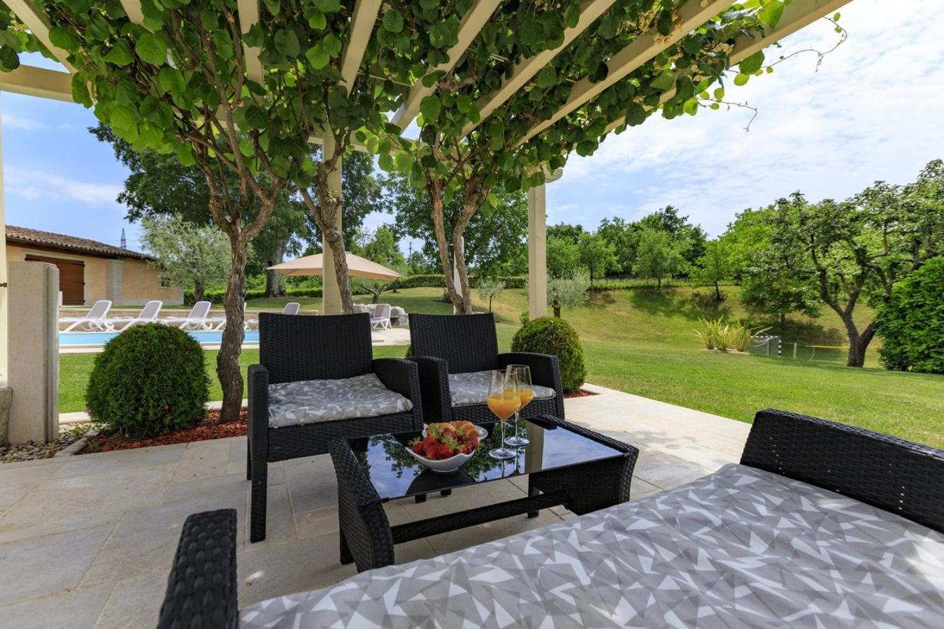 Villa Viscum In Central Istria For 8 Persons With Large Garden - Pet Friendly 帕津 外观 照片